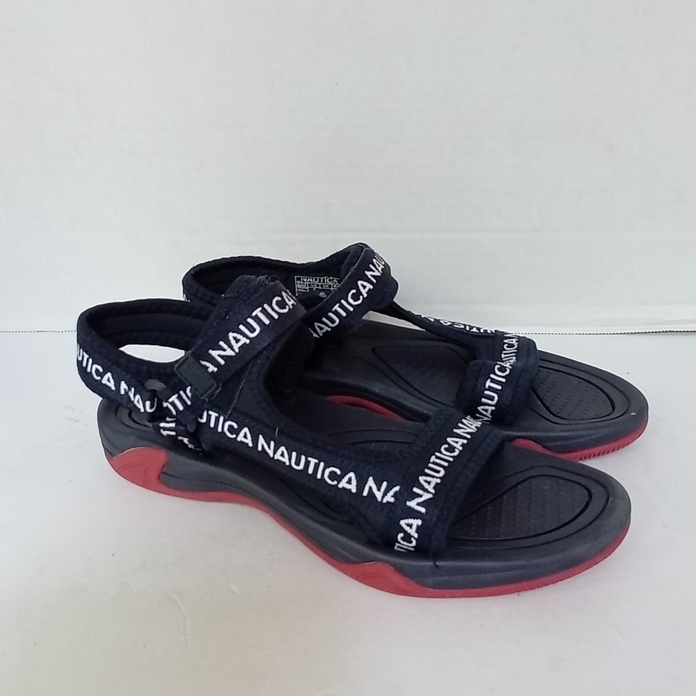 Nautica Men's Sandals Open Toe Athletic Water Shoes With‎ Strap Size 5 - Picture 3 of 5